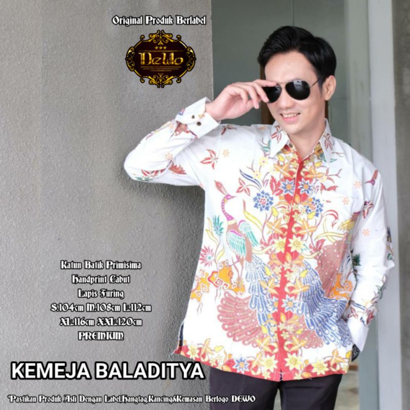 (ORI) batik pria modern / kemeja batik /kemeja kerja / batik katun sutra