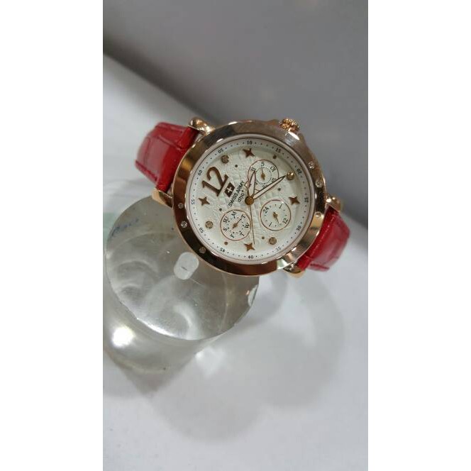 JAM TANGAN WANITA/CEWEK MERK SWISS ARMY ORIGINAL KULIT FASHION WANITA