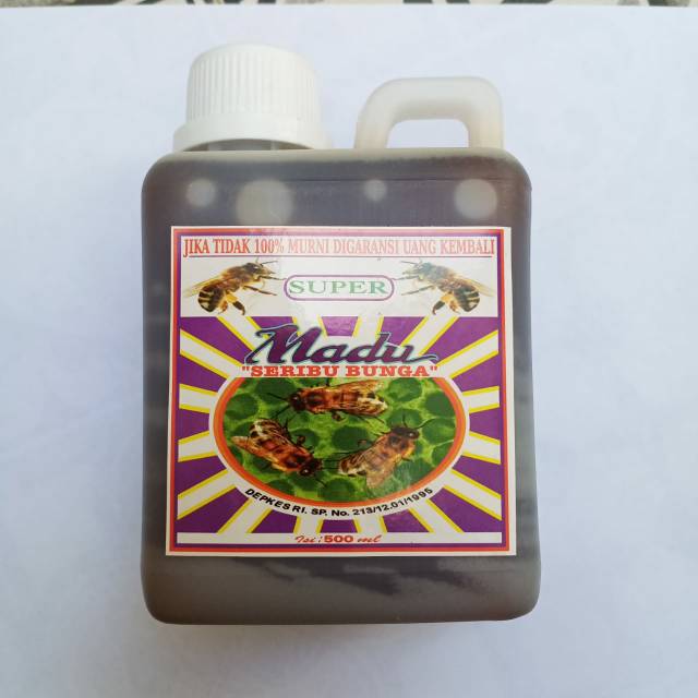 

Madu Super Seribu Bunga 100% Murni isi 500ml