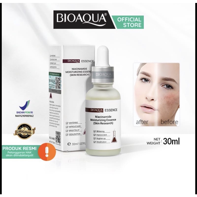 Bioaqua Esence Niacinamide/Natural skin/Hyaluronic/Hexapeptide