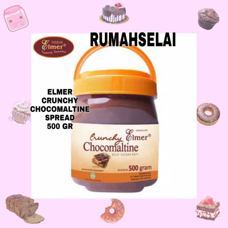 

Elmer Crunchy Chocomaltine Spread 500 Gr