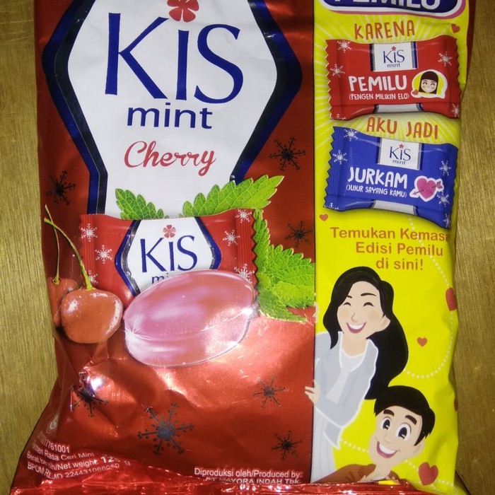 

Permen kiss 1 pack isi 50 HHR444