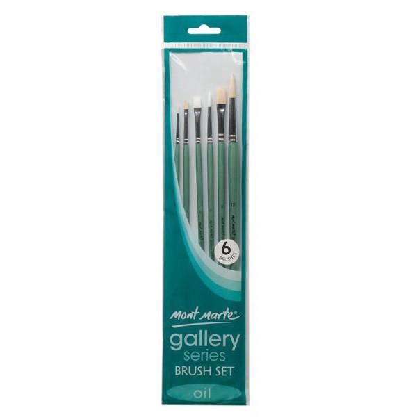 

BEST SELLER! MONT MARTE GALLERY SERIES BRUSH OIL SET 6 ALAT LUKIS MURAH AL6