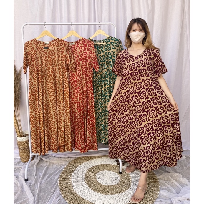 daster batik huza, daster huza, daster kalong