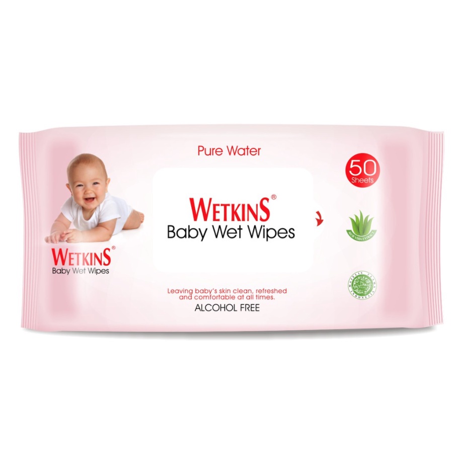 TISSUE BASAH WETKINS BABY PINK AND BLUE TISU BASAH WET WIPES BABY WET