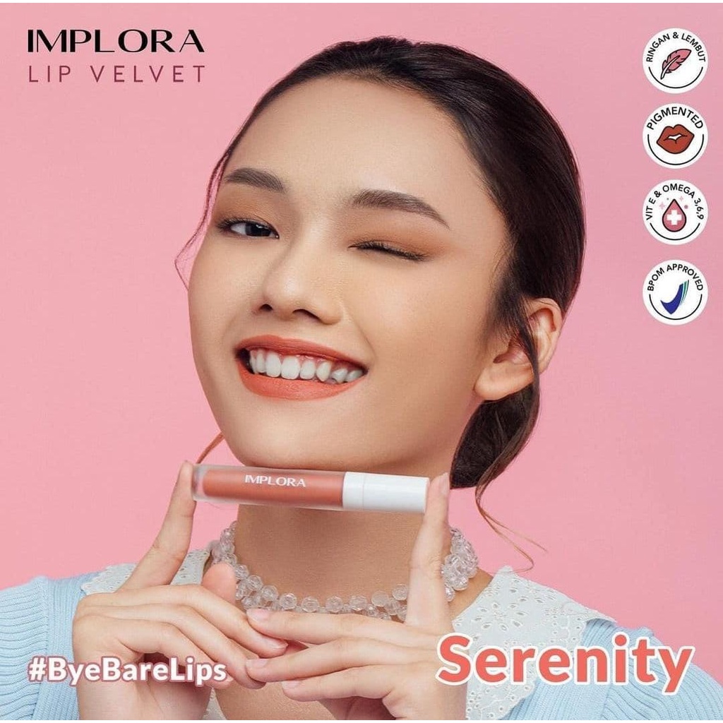 BELLA - [ IMPLORA ] LIP VELVET MATTE CREAM | SMOOTH &amp; LIGHT ORIGINAL