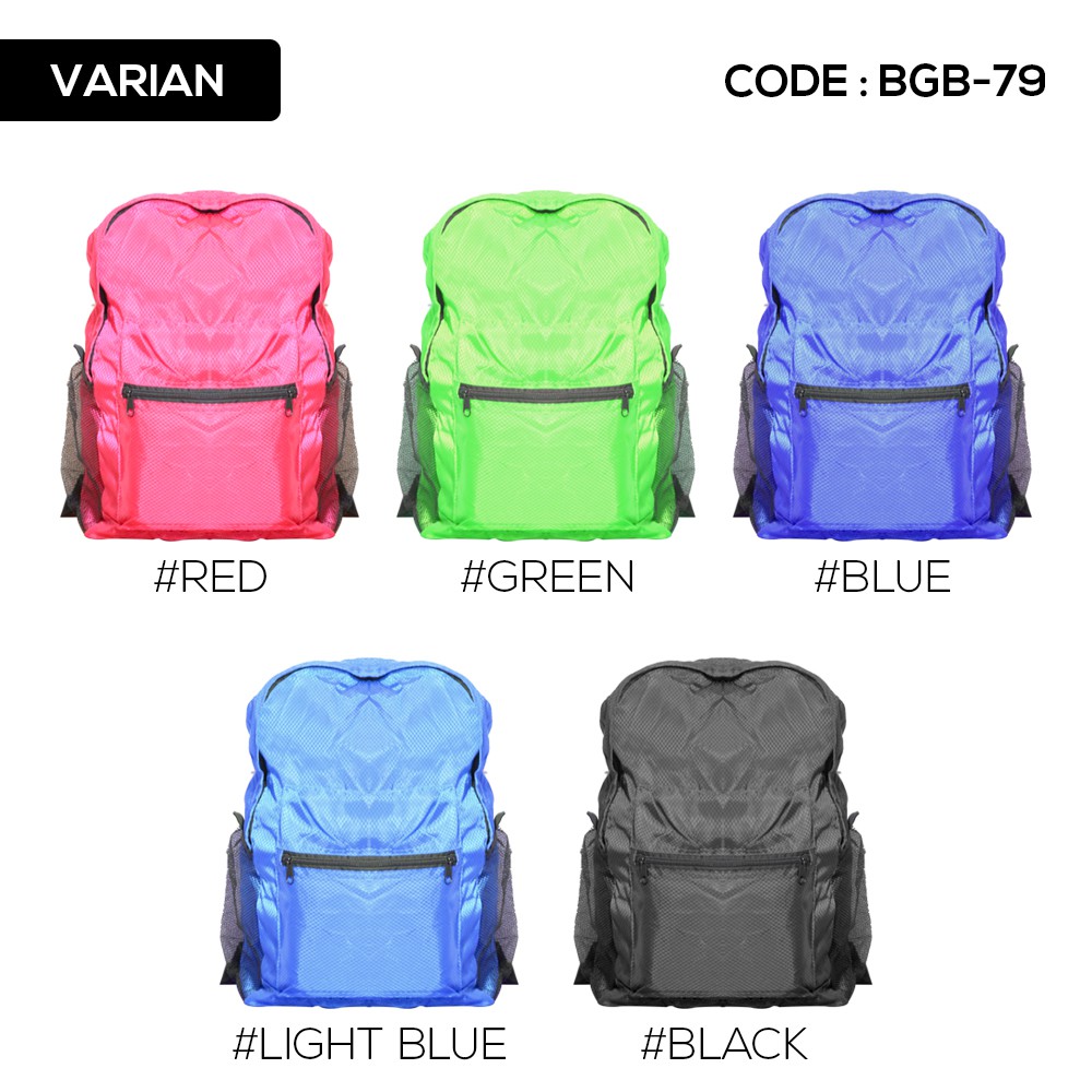 Tas Ransel Trendy Bag Multifungsi Tas Sekolah Tas Punggung Lipat Pria Wanita BGB 79