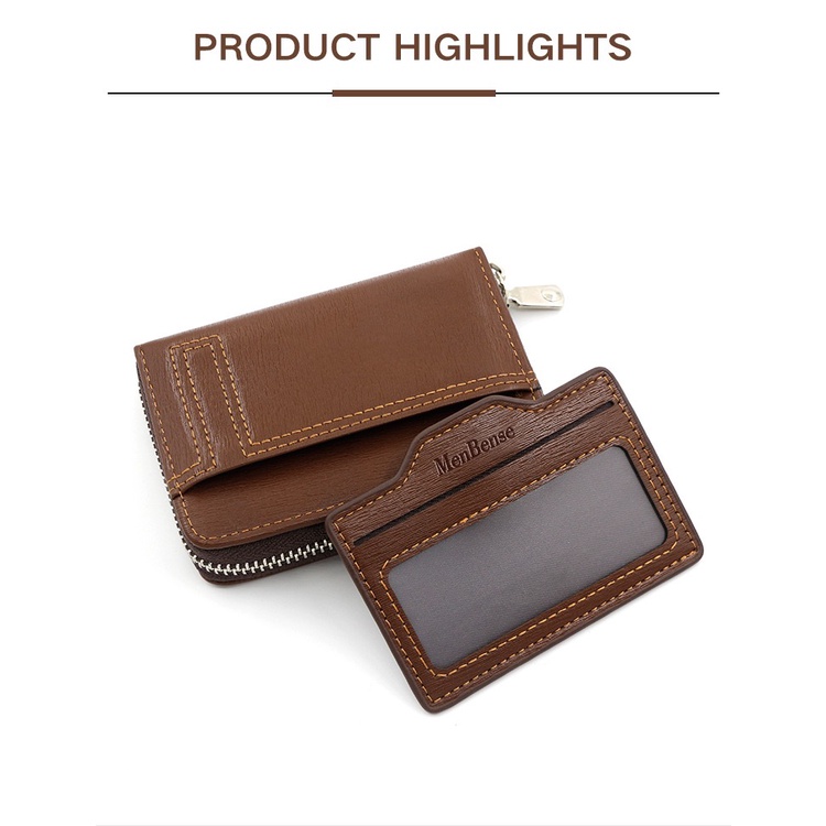 IMPOR MENBENSE K99-25 DOMPET KARTU MINI RFID CARD WALLET UANG BELANJA