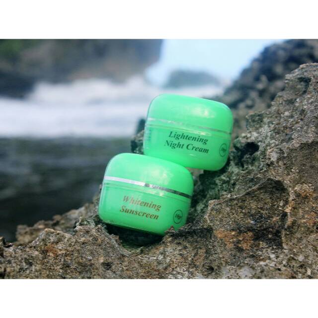 Bidara skincare sun cream dan night cream ( krim siang dan malam)