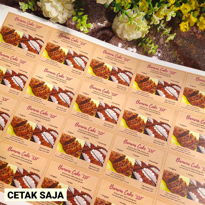 

Cetak Stiker / sticker bontax dengan cutting / cetak saja