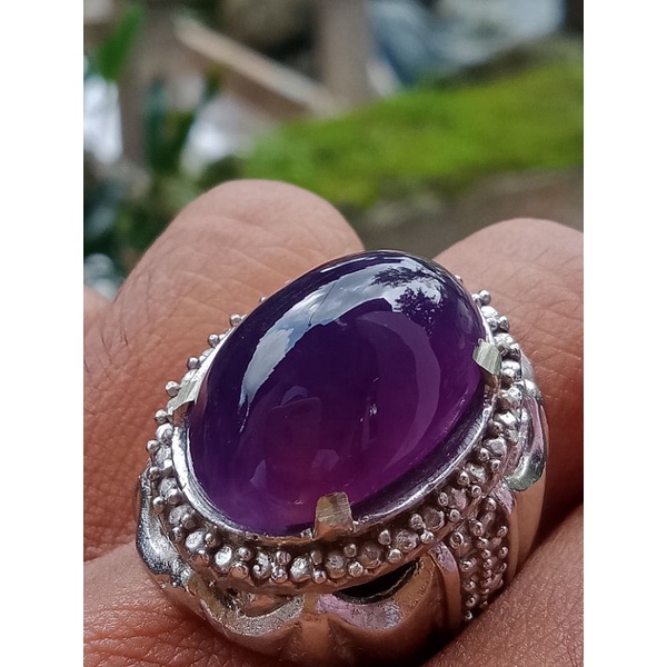 Batu cincin kcubung wulung tanduk