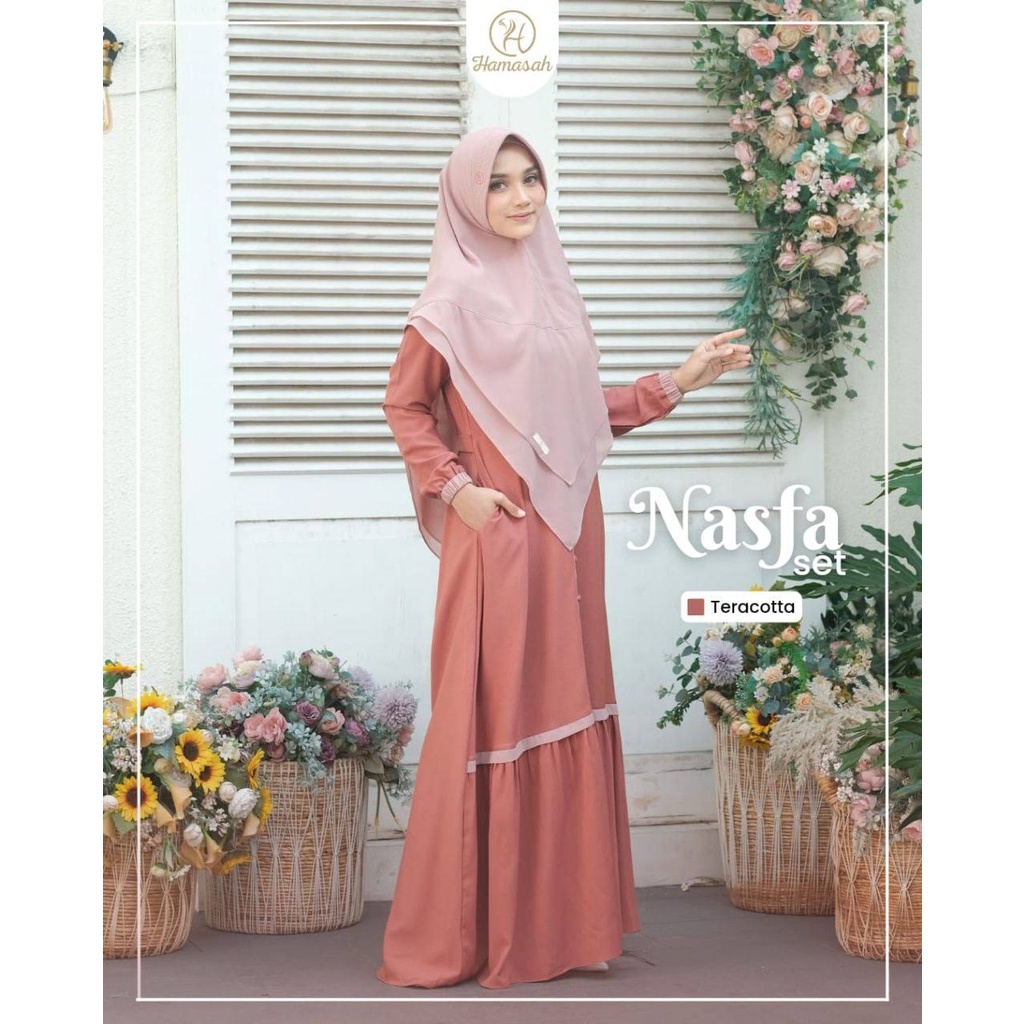 Gamis dewasa Nasfa Series by Hamasah