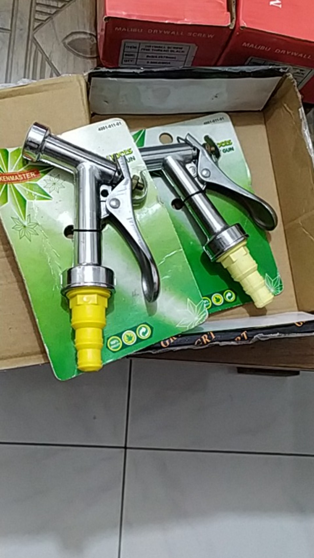 Semprotan Air Taman Hoze Nozzle Crom