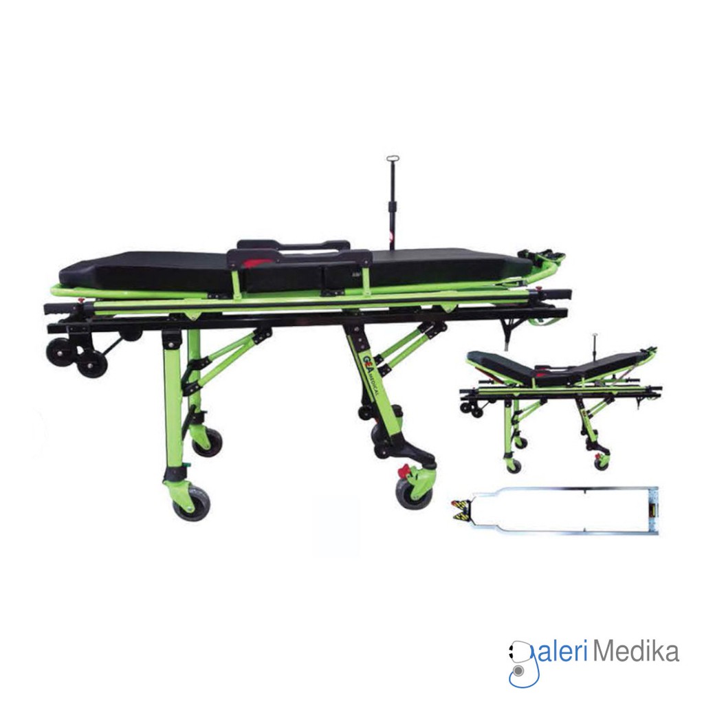 Brankar Ambulan GEA YDC 3 FWF / YDC3FWF / YDC-3FWF Stretcher Darurat Otomatis