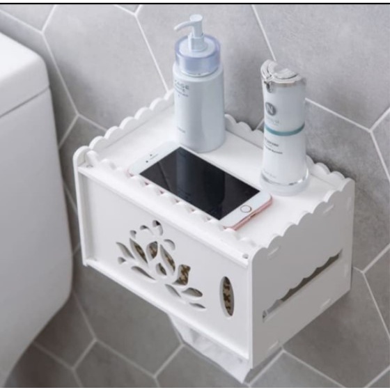 Tempat Tisu Rak Kosmetik Rak Make Up Rak Dapur Kotak Tissue / Rak gantung tisue Toilet