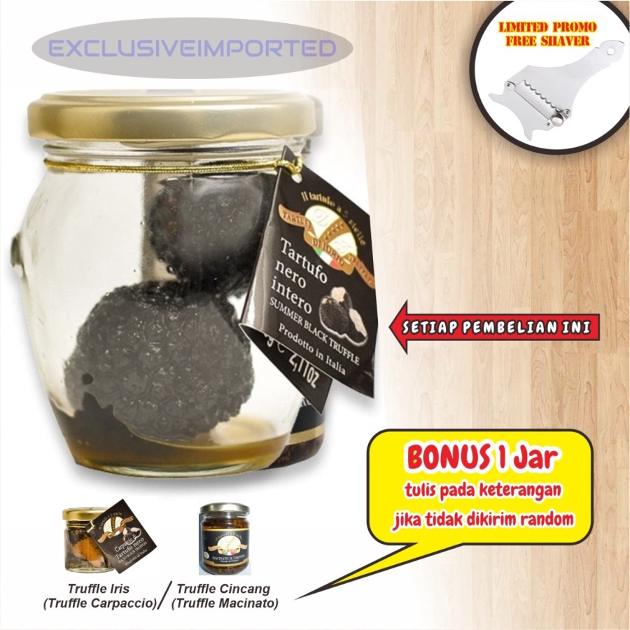 

Whole Black truffle mushroom From Italy 40 gr bonus upgrade to 60 gr