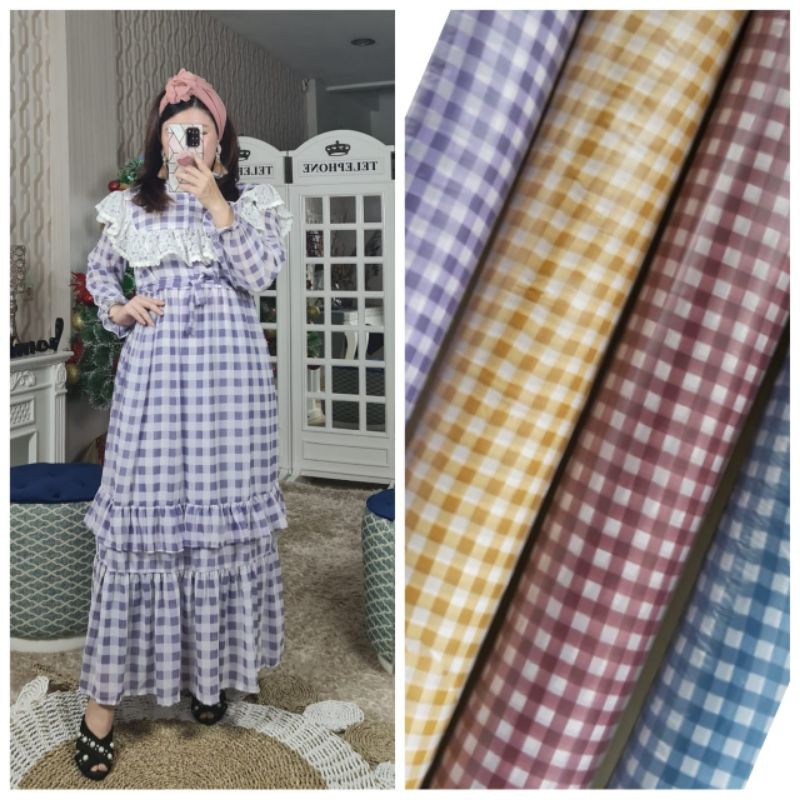 MEIJIWANG 8741 GAMIS RENDA BANGKOK KOTAK PRILLY