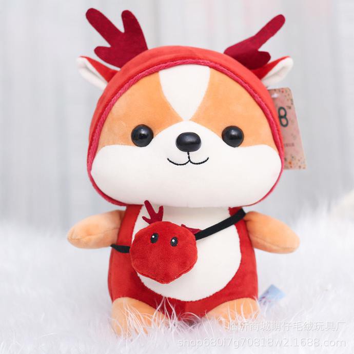 NEW Beneka tupai Lucu/ Mainan Boneka tupai imut - 25CM MERAH BERKUALITAS