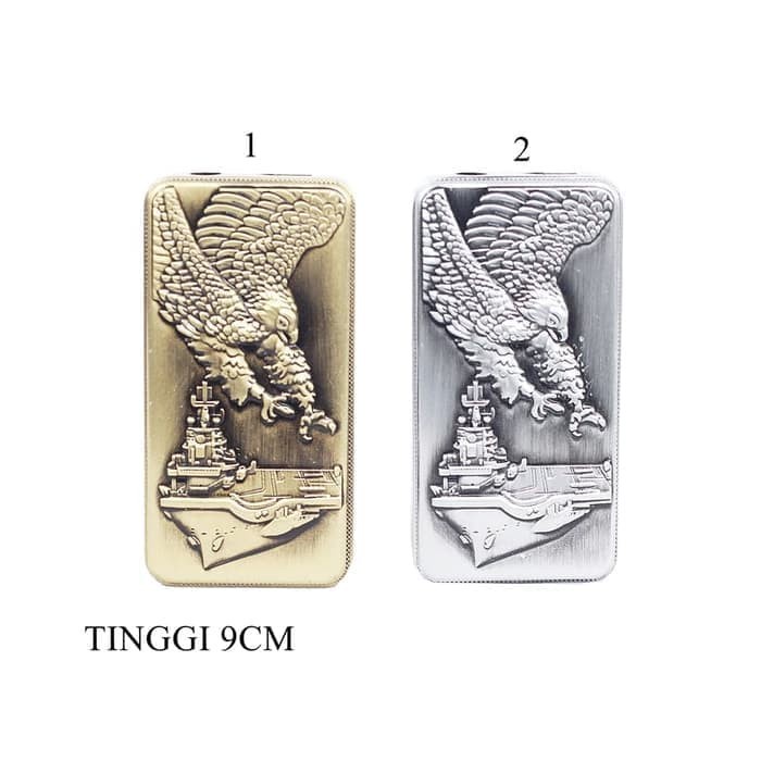 Korek Api Las Slide Elang Gold / Mancis Lighter Korek Api Unik