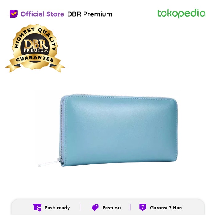 

READY DOMPET KARTU CARD HOLDER RFID 6662 KULIT BERKUALITAS 36 SLOT KARTU - Biru Muda BERKUALITAS