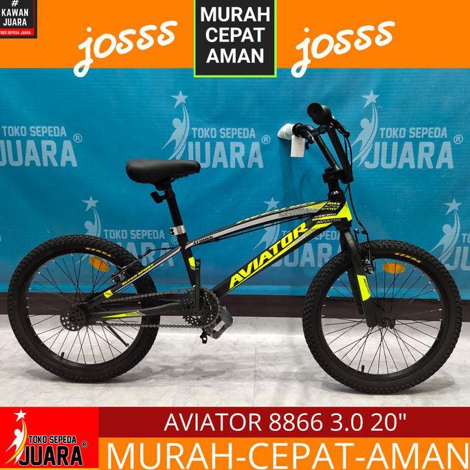 Sepeda Bmx Aviator At 8866 3.0 Bigwhe Tire 20 Inch New Style