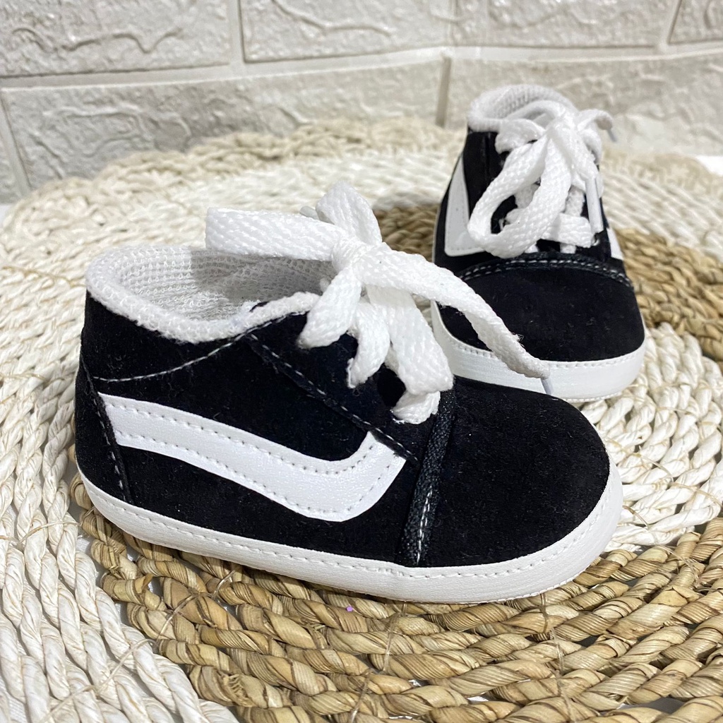 SEPATU PREWALKER BABY BAYI NEWBORN BELAJAR JALAN ANAK 0-12 BLN TALI FP20