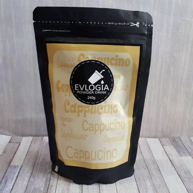 

500gr - Capucino Powder Drink / Bubuk Serbuk Minuman Rasa Cappucino Capucinno Evlogia Evlogiadrink