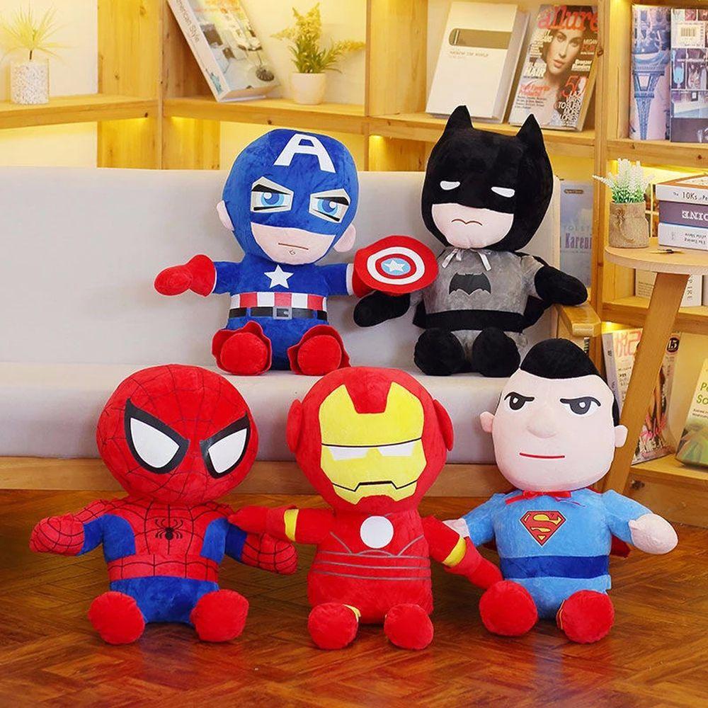 Lanfy Marvel Avengers Superman 27 cm Iron Man Amerika Captain Spiderman Anak Hadiah Mainan Mewah