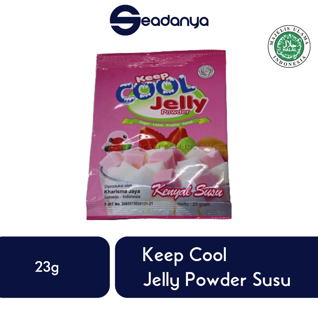 

Keep Cool Jelly Powder Susu Kental 23gram - Jeli Bubuk - Jeli Instan - Halal