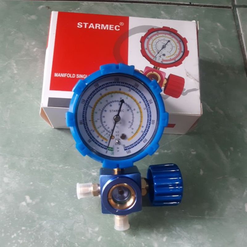 analiser manifold gauge single STARMEC sign glass