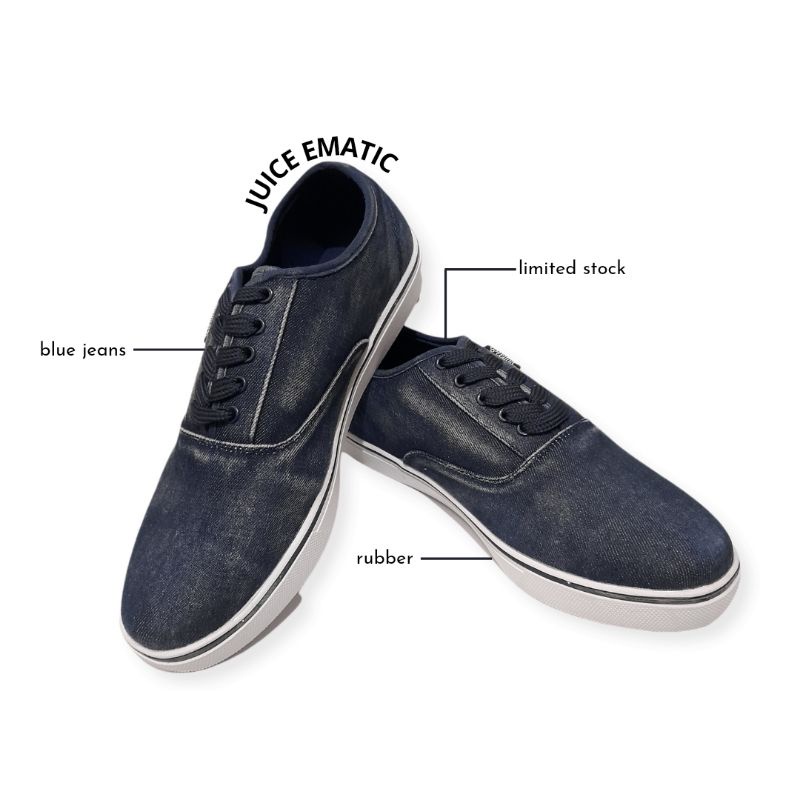 Sepatu ORIGINAL JUICE EMATIC Blue Jeans