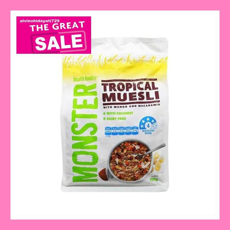 Al04Nind Monster Tropical Muesli | Premium Muesli | Monster Muesli | Made In Au Indvvl03