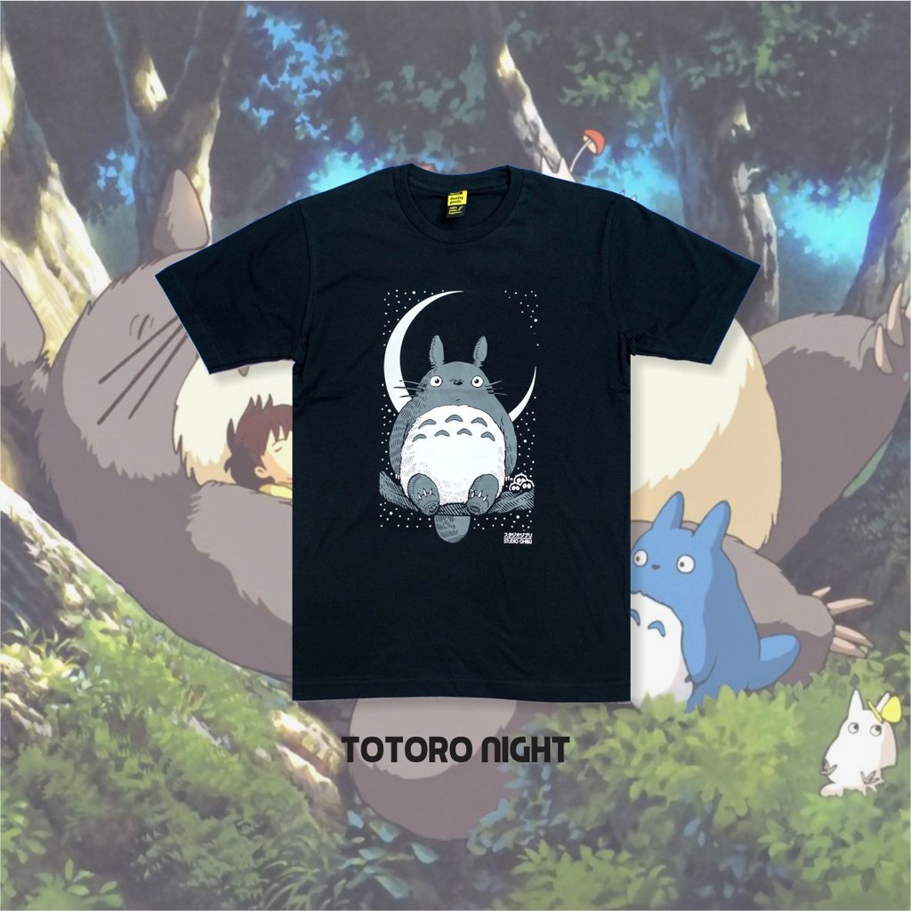 ENIGMA Totoro Night Kaos Oblong Tshirt Totoro
