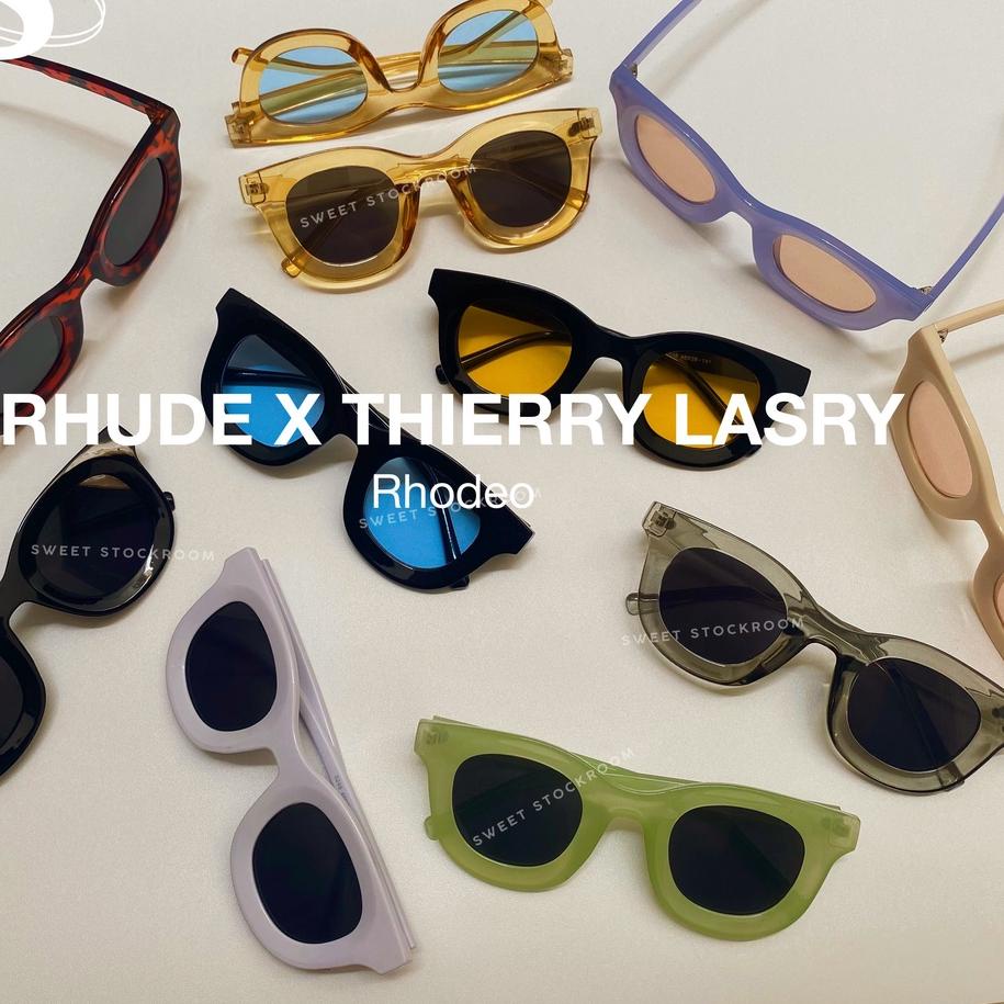 Sweet Stockroom  Rhude x Thierry Lasry Rhodeo"  Kacamata Sunglasses Bold Tebal Besar Kokoh Warna Hit
