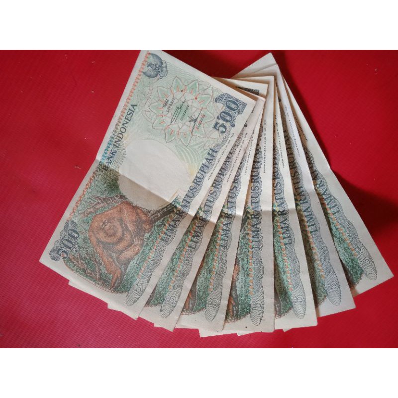 

U_a_n_g kertas 500 rupiah Tahun 1992