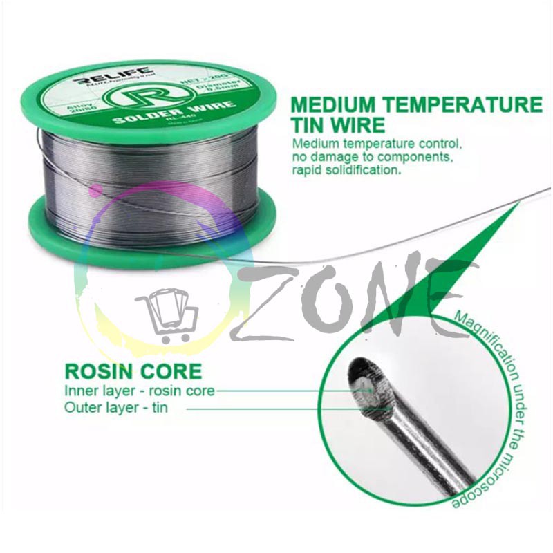 TIMAH SOLDER - SOLDERING WIRE RELIFE RL-441 35G