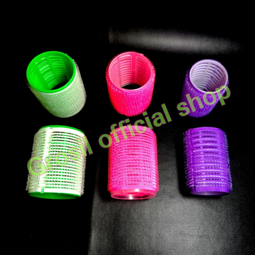 Roll Rambut Tempel / Hair Curler - Ukuran2.5&quot; 3.5&quot;, 4.5&quot;, 5.5&quot;