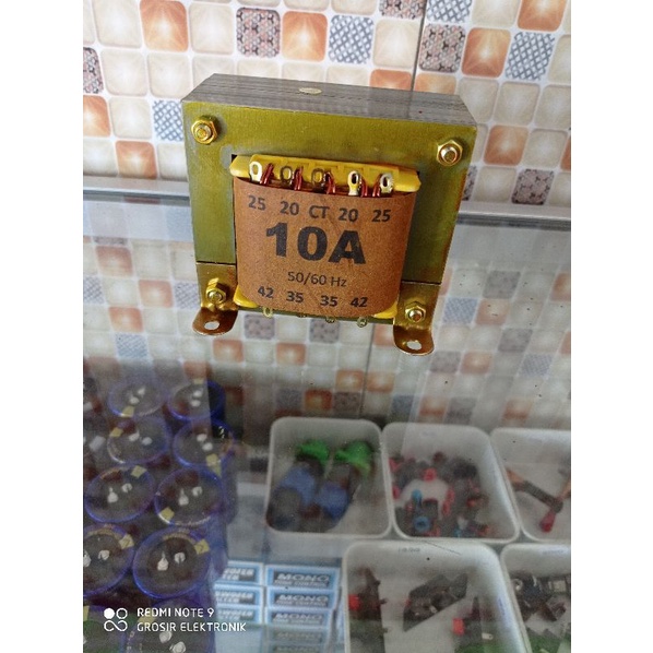 trafo 10A CT 42volt trafo 10A CT 45v trafo 10 Amper tembaga murni