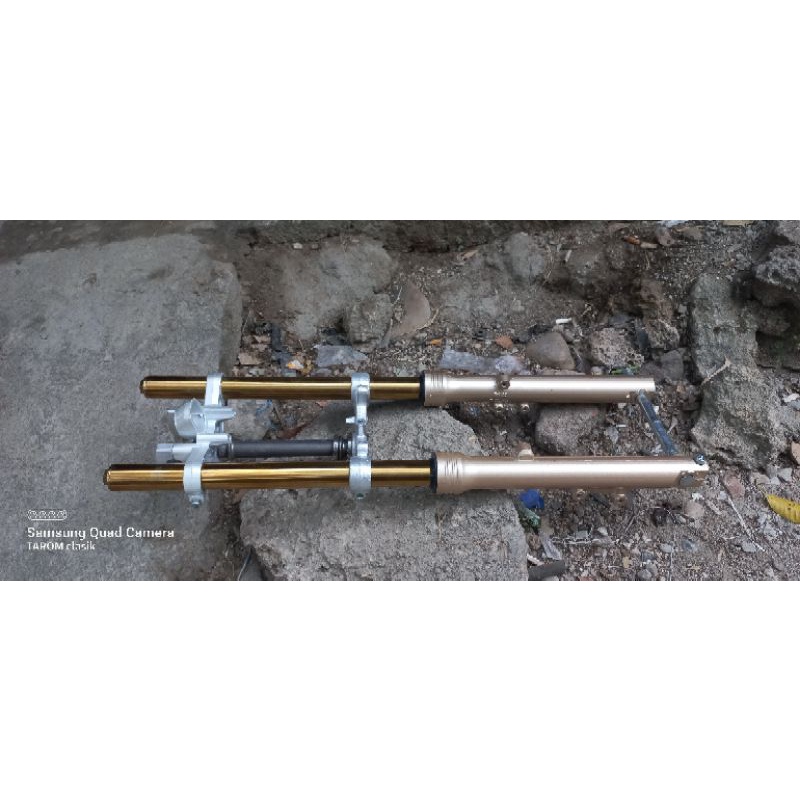 SHOCK NINJA AS GOLD MURAH/skok depan ninja r as gold pnp honda