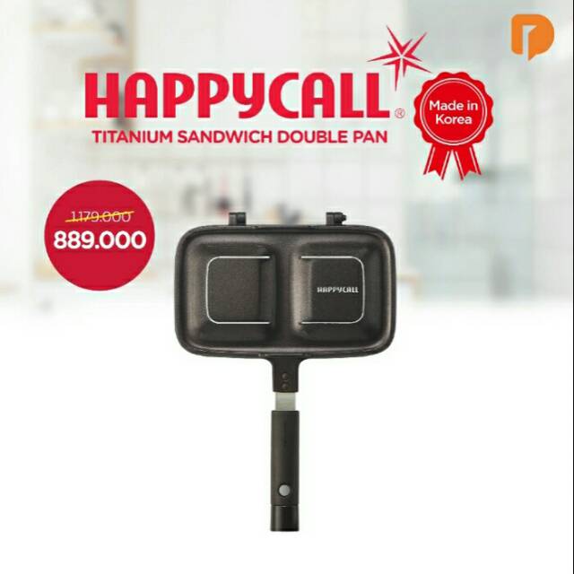 HAPPY CALL Titaniun Sandwich Double Pan