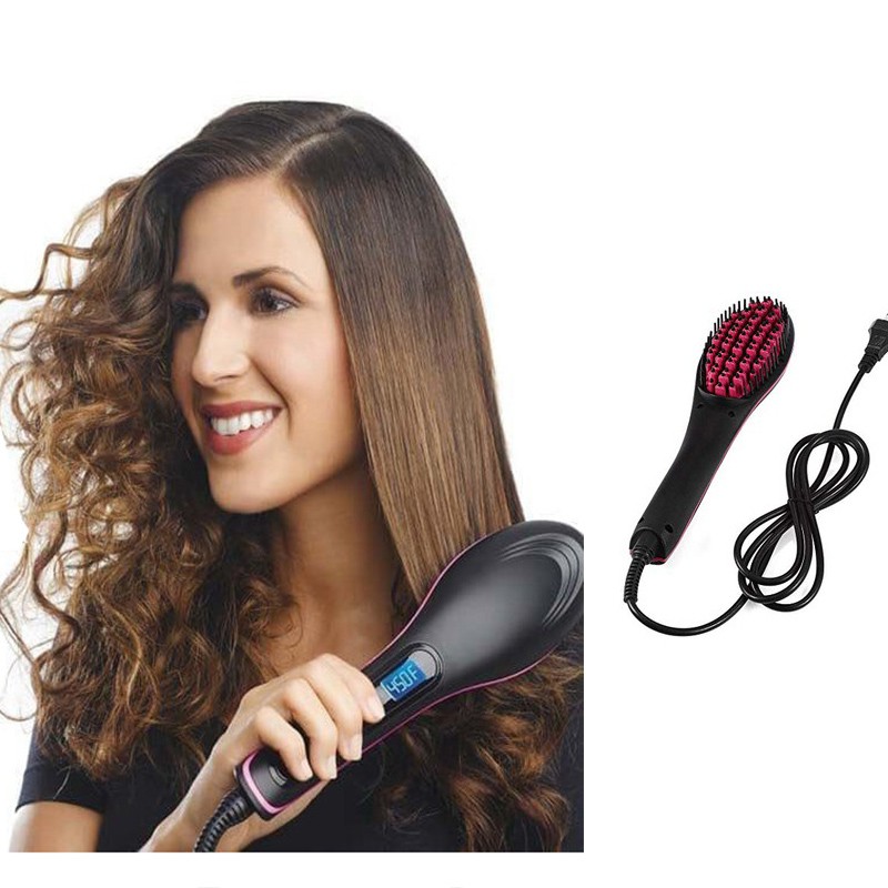 

Herbaay Sisir Catok Pelurus Rambut Fast Hair Straightener catok bentuk sisir