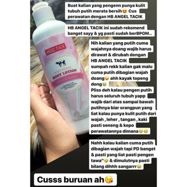 LOTION ANGEL TACIK WHITENING BODY LOTION