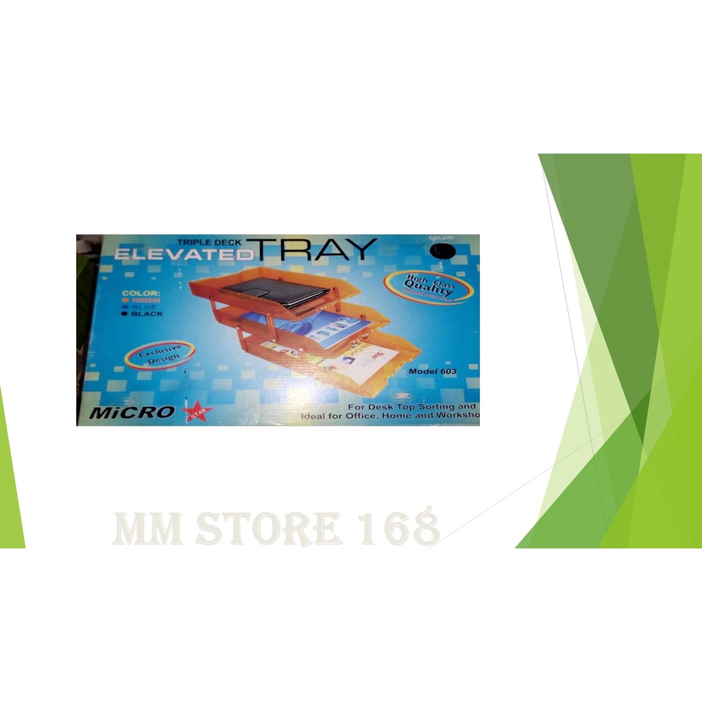 

Letter Tray / Bak Surat 3 Susun Merk Microtop 603