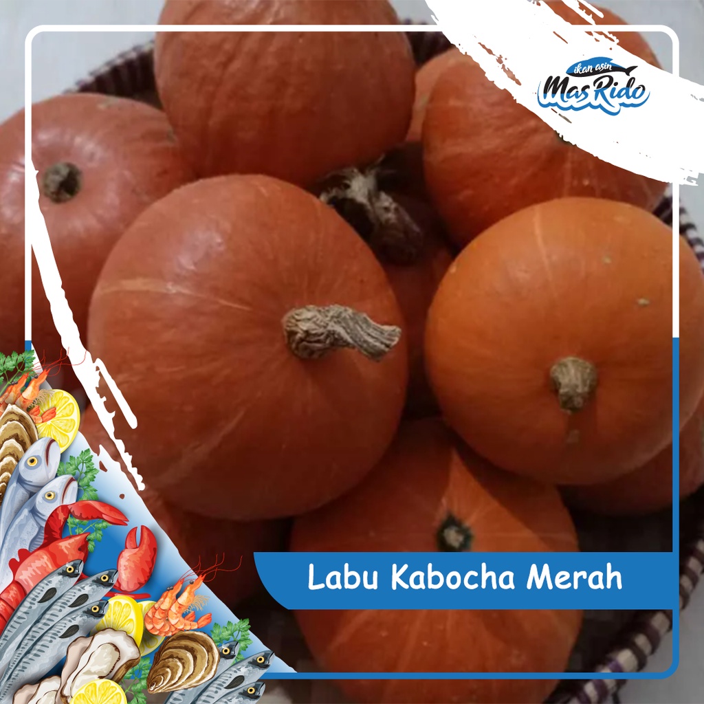 

Kabocha Pumpkin Labu Jepang Sayur Segar Repack 500 Gr/ 1000 Gr