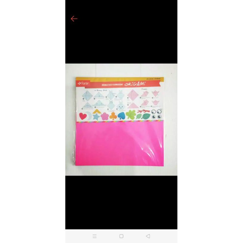 

Kertas Lipat Origami Forte 2 sisi