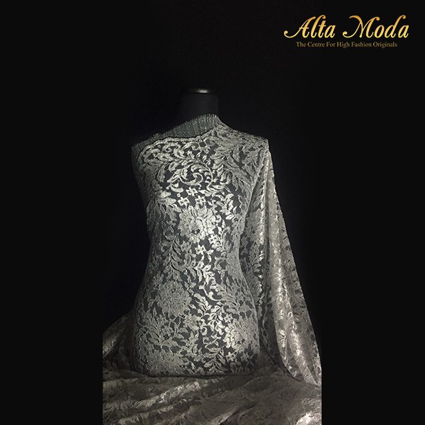 

Alta Moda Brokat Perancis Unique Kebaya Desain Silver