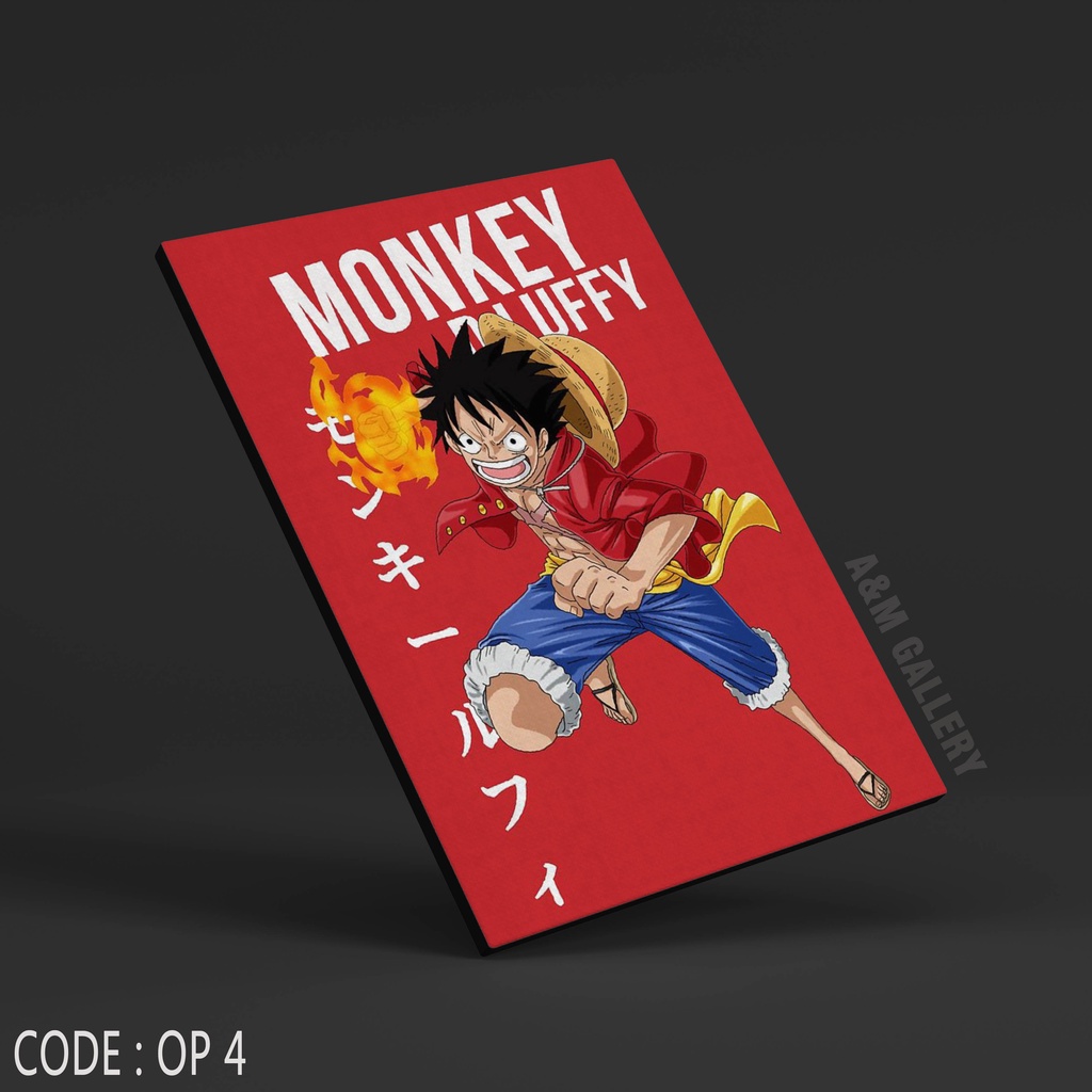 Poster Kayu ONE PIECE Hiasan Dinding Dekorasi Kamar I Poster Kayu Anime Dekorasi Kamar - A&amp;M