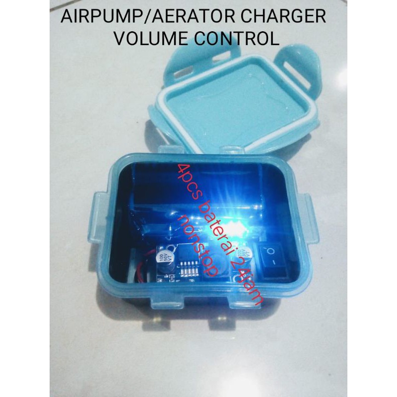 Airpump/ Aerator cas 4 baterai 24jam