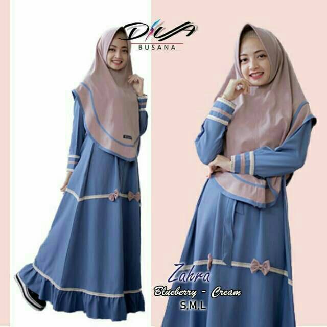 Gamis Zahra Set original by Diva Busana