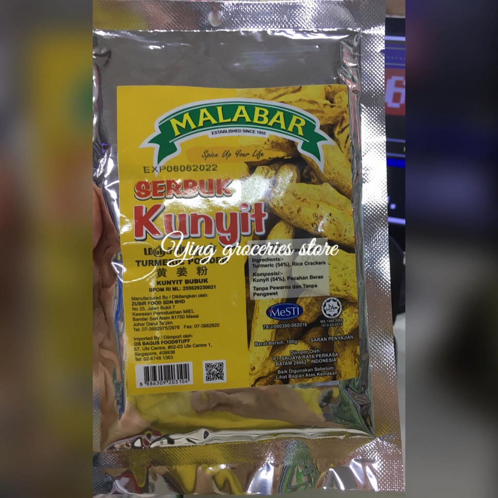 

Malabar Serbuk Kunyit Bubuk Turmeric tumeric Powder / Ketumbar / Serbuk Chili 100gr